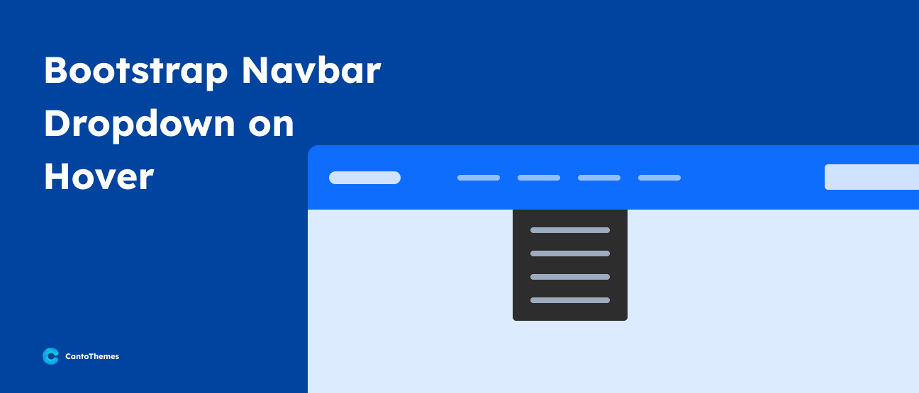 Bootstrap navbar’s dropdown menu on Hover